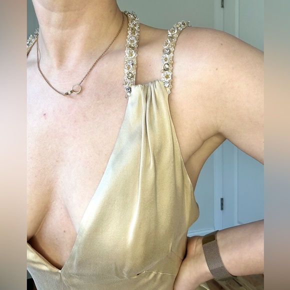 Designer Silk Cocktail Dress - Picture 12 of 14